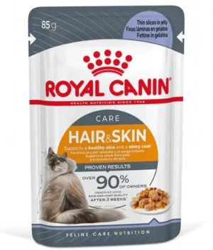 ROYAL CANIN HAIR & SKIN WET IN JELLY 85G