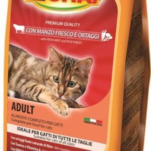 LECHAT ADULT CAT DRY FOOD BEEF & VEG 1.5KG