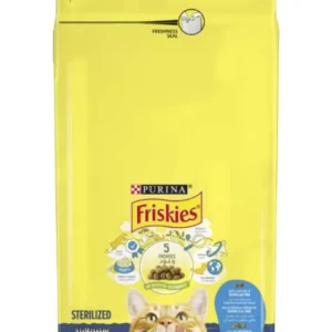 FRISKIES STERILISED CAT SALMON, TUNA & VEG DRY FOOD 1.5KG 206009