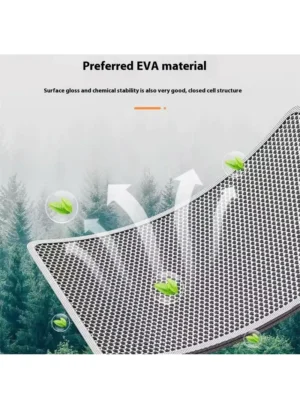 WATER PROOF CAT LITTER MAT BLACK 40x50CM