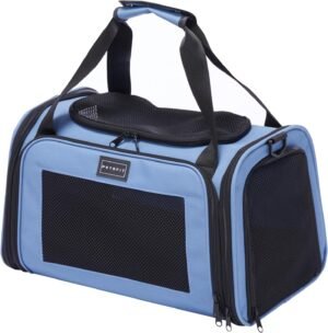CARRY BAG FOR DOG & CAT A-78 MEDIUM H24xD42CM BLUE