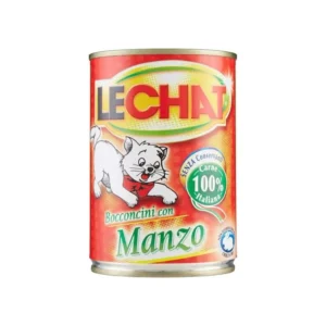 LECHAT CHUNKIES WITH BEEF MANZO 400G