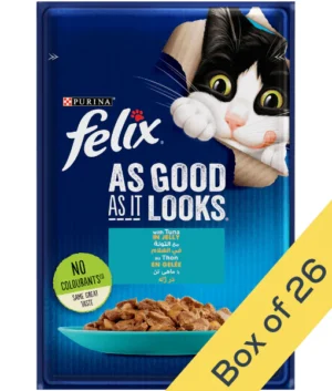 FELIX CAT TUNA IN JELLY POUCH 85G 206502