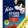 FELIX CAT BEEF IN JELLY POUCH 85G 206501