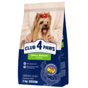 CLUB 4 PAWS ADULT DOG SMALL BREEDS CHICKEN 2KG 2240