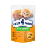 CLUB 4 PAWS KITTEN WITH CHICKEN IN GRAVY 80G 2250