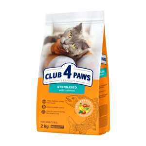 CLUB 4 PAWS STERILISED WITH CHICKEN ADULT CAT 2KG 2229