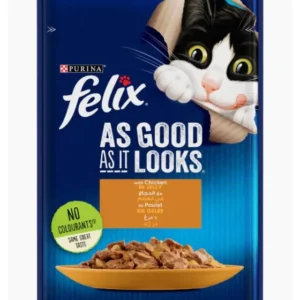 FELIX CAT CHICKEN IN JELLY POUCH 85G 206500
