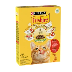 FRISKEIS CAT BEEF, CHICKEN & VEGETABLE 300G 206000