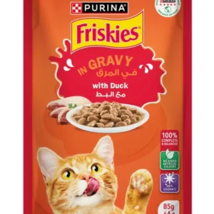 FRISKIES CAT DUCK IN GRAVY POUCH 85G 206017 FRISKIES CAT DUCK IN GRAVY POUCH 85G 206017