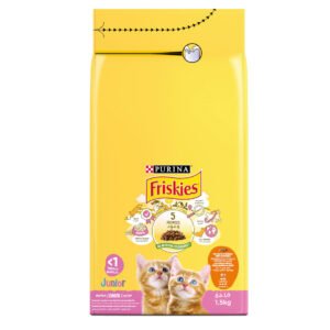 FRISKIES JUNIOR CHKN, TRKY, MILK & VEG DRY FOOD 1.5KG 206007