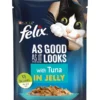 FELIX CAT TUNA IN JELLY POUCH 85G 206502