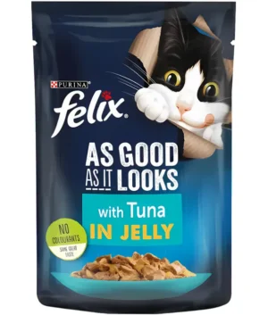 FELIX CAT TUNA IN JELLY POUCH 85G 206502