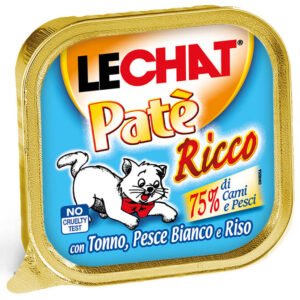 LECHAT PATE TUNA OCEAN FISH & RICE 100G
