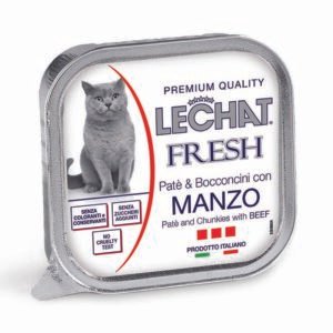 LECHAT CAT WET MANZO BEEF PATE 100G