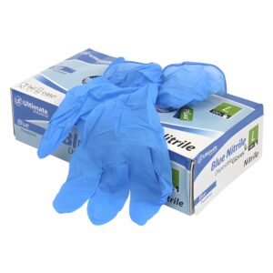NITRILE GLOVES LARGE BLUE