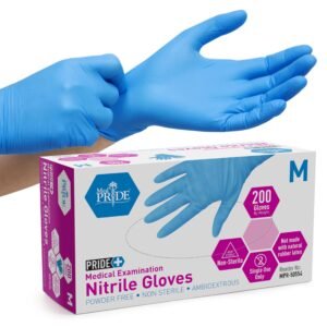 NITRILE GLOVES MEDIUM BLUE