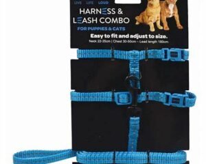 LEASH+HARNESS 1.0CM WANJIACHONG BARE FACE
