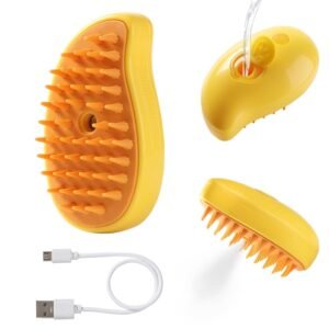 PET SPRAY MASSAGE BRUSH RECHARGEABLE QC-06