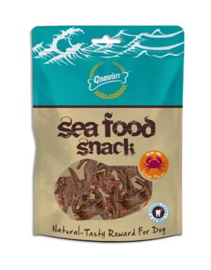 GNAWLERS SEA FOOD SNACK CRAB FLAVOUR 70G