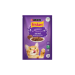 FRISKEIS CAT BEEF IN GRAVY POUCH 85G 206013