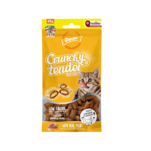 GNAWLERS CAT TREAT CRUNCHY & TENDER CHICKEN 65G