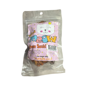 MEOW CAT TREATS - SALMON SUSHI 100G