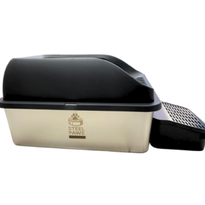 CAT LITTER BOX MEDIUM WITH COVER ASSORTED