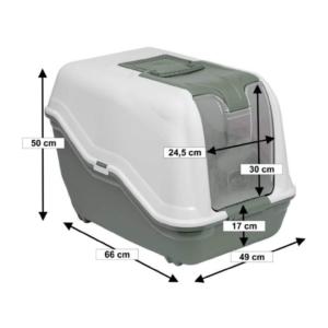 NETTA MAXI CAT LITTER BOX 66x49x50CM