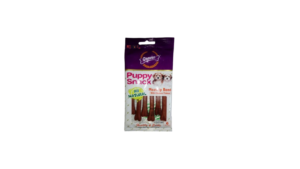 GNAWLERS PUPPY SNACK 6 BONES MEATZIP BONE WITH CHICKEN FLAVOR