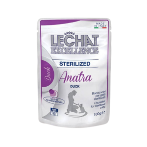 LECHAT EXCELLENCE POUCHE STERILZED DUCK100G