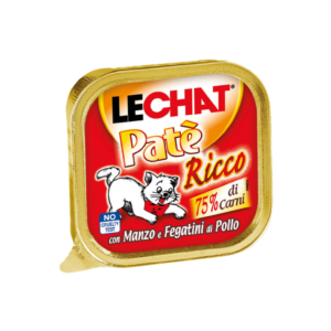 LECHAT PATE RICCO BEEF/CHICKEN LIVER 100G