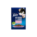 FELIX CAT TROUT & GRN BEANS IN JELLY POUCH 85G 206203