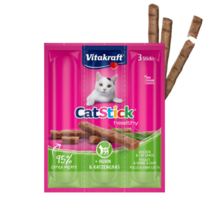 VITAKRAFT CATSTICK HEALTHY CHICKEN & CAT GRASS 18G 200829