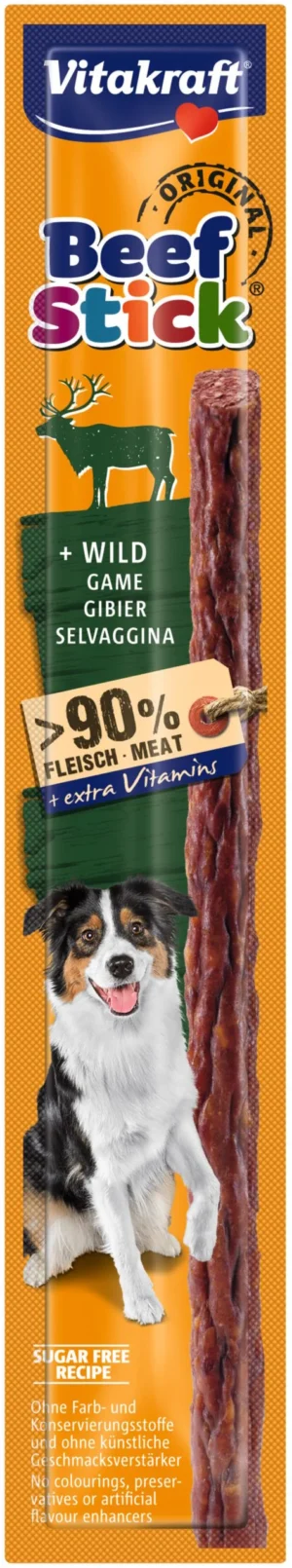 VITAKRAFT DOG BEEF STICK WILD GAME 12G 300351 VITAKRAFT DOG BEEF STICK WILD GAME 12G 300351