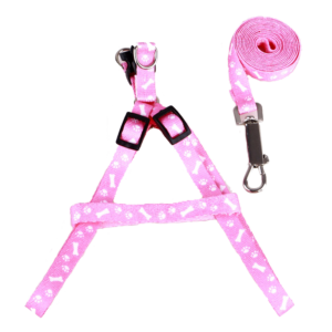 LEASH+HARNESS 1.0CM WANJIACHONG BARE FACE