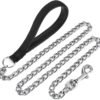 STEEL LEASH WITH HANDLE SL105B 4.0MMx120CM