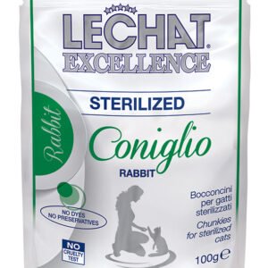 LECHAT EXCELLENCE POUCHE STERILZED RABBIT 100G