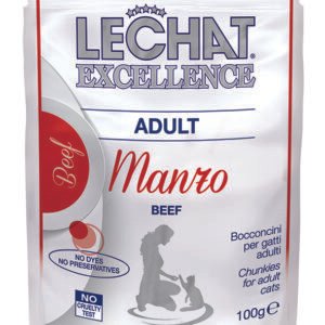 LECHAT EXCELLENCE POUCHE ADULT BEEF 100G