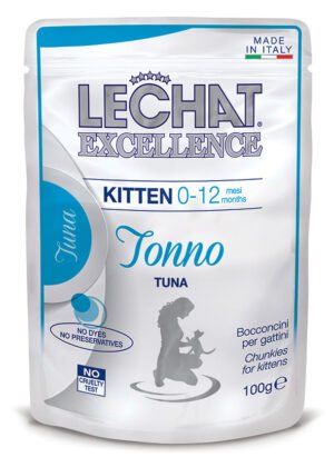 lechat_excellence_gatto_umido_bocconcini_bocconcini_con_tonno_kitten LECHAT EXCELLENCE POUCHE KITTEN TUNA 100G