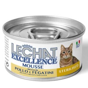 LECHAT EXECELLENCE MOUSSE STERILISED CHICKEN LIVER 85G