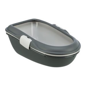 CAT LITTER BOX MEDIUM 3 LAYERS 55x40CM ASSORTED