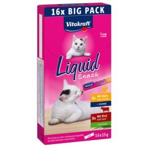 VITAKRAFT CAT LIQUID SNACK MULTIPACK 15Gx5PCS