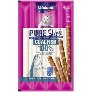 VITAKRAFT CAT PURE STICK COALFISH 5Gx4PCS