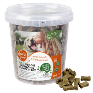 DUVO PLUS DOG ECO VEGGIE SPANICH & PUMPKIN MIX 500G