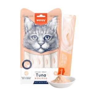 WANPY CREAMY TREAT TUNA & SALMON 5x14G