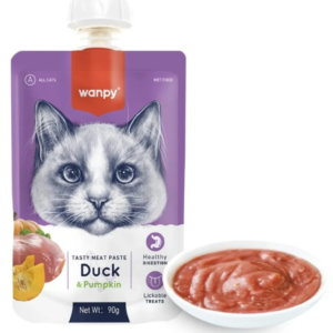 WANPY CAT MEAT PASTE DUCK & PUMPKIN 90G