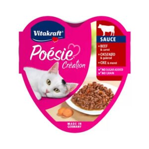 VITAKRAFT CAT POESIE BEEF & CARROT 85G