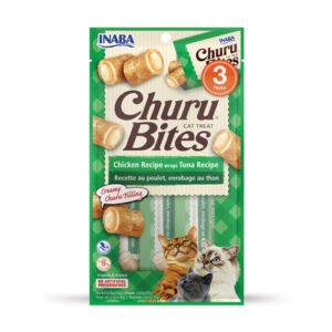 INABA CHURU CAT BITES CHICKEN WRAP TUNA PACK 3x10G