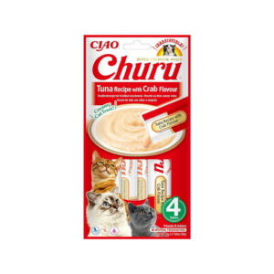 INABA CHURU CAT CREAMY TREAT TUNA WITH CRAP PACK 4x14G